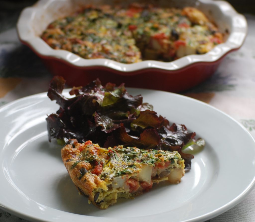 Chicken Sausage Tomato-Basil Frittata - East End Nutrition